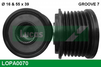 LUCAS ENGINE DRIVE lopa0070 -  Механизм свободного хода генератора